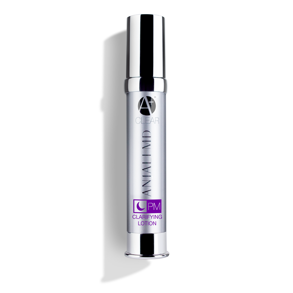 ANJALI MD Teen Acne Clarifying Lotion for Breakouts Blemishes and Acne: Pictured out of the box, with a smear to the right