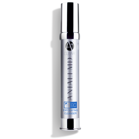 ANJALI MD Teen Acne Exfoliating Cleanser - Pictured out of the box with a smear to the right