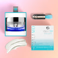 Brightening Retinol Night Cream box, spatula, jar and smear