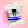 ANJALI MD Brightening Retinol Night Cream pictures ontop of a cream smear