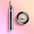 ANJALI MD Tired Eyes Treatment System - Laser Eye Lift next to Ultimate eye repair, pictured open, and from above.